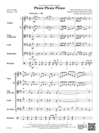 Please Please Please: Score String Orchestra scores gallery preview page 3