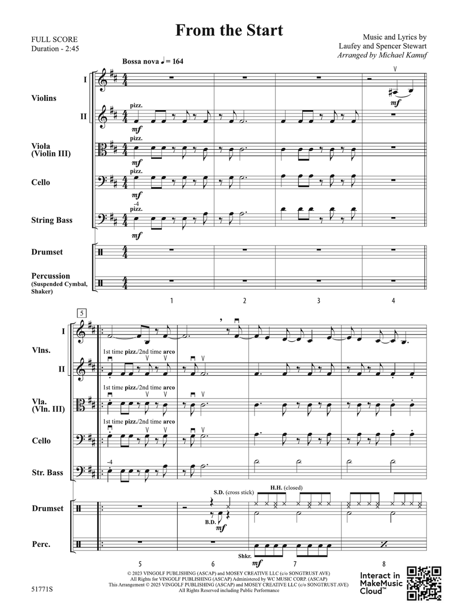 From the Start: Score String Orchestra - Digital Sheet Music page 3
