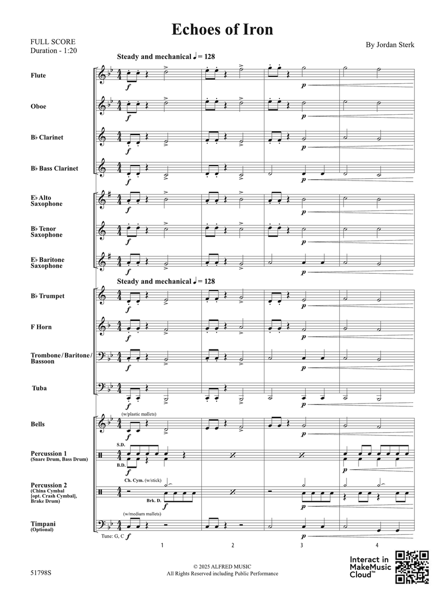 Echoes of Iron: Score Concert Band - Digital Sheet Music page 3
