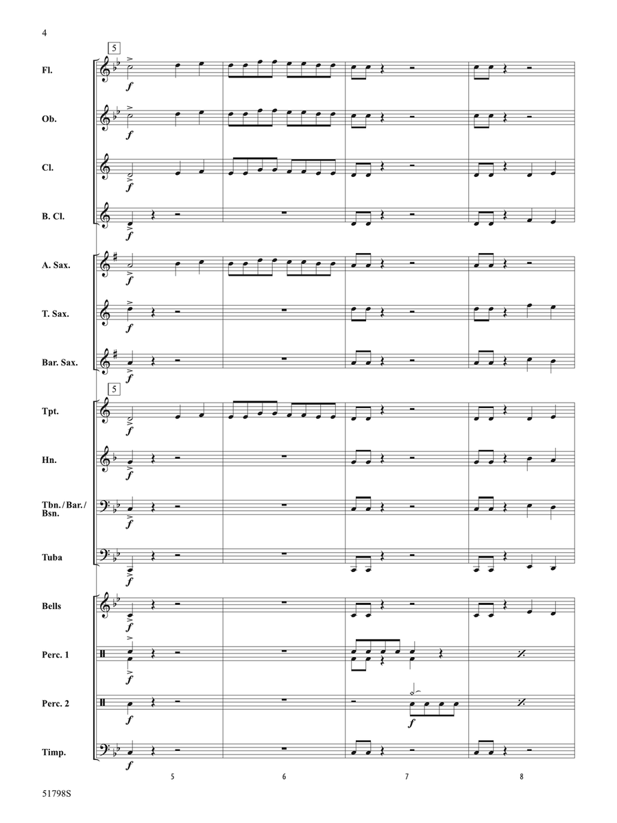 Echoes of Iron: Score Concert Band - Digital Sheet Music page 4