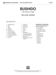 Bushido: Score