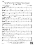 10 Intonation Studies and Chorales: Viola