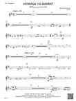 Homage to Bharat: B-flat Trumpet 3