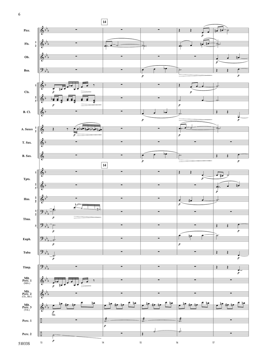 Hope Ahead: Score Concert Band - Digital Sheet Music page 6