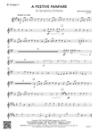 A Festive Fanfare: B-flat Trumpet 1