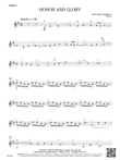 Honor and Glory: Violin 1