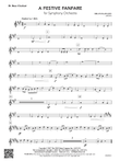 A Festive Fanfare: Optional Bass Clarinet