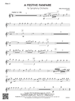 A Festive Fanfare: Flute 2