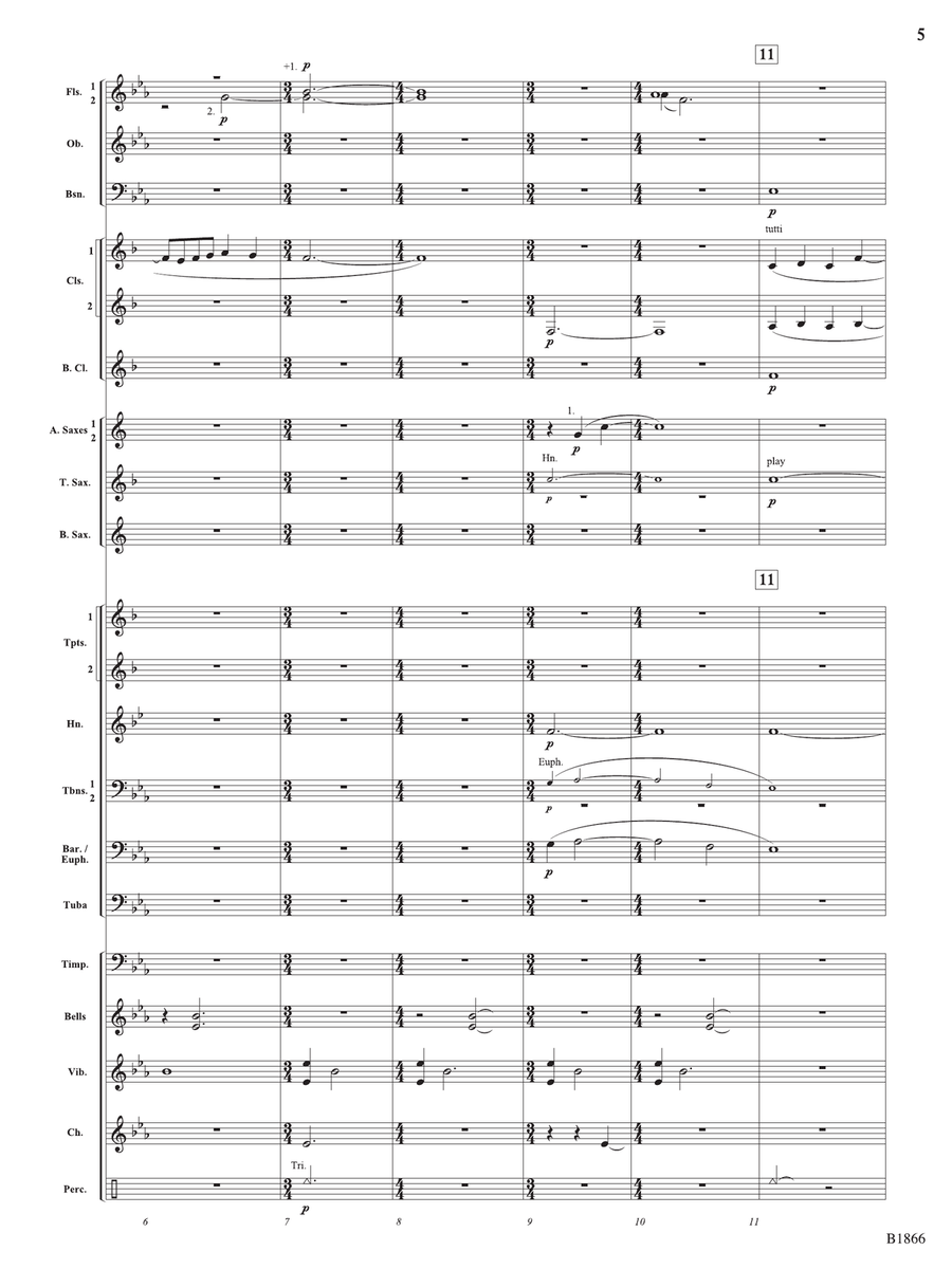 The Crystal Fountain: Score Concert Band scores gallery preview page 5