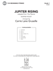 Jupiter Rising (Adapted from The Planets): Score