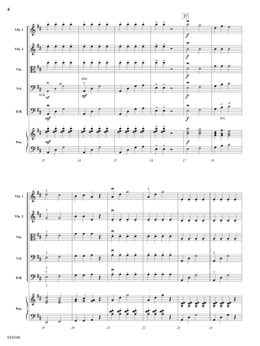 Jupiter Rising (Adapted from The Planets): Score String Orchestra scores gallery preview page 4
