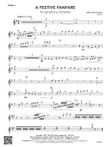 A Festive Fanfare: Violin 1