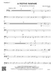A Festive Fanfare: Trombone 3