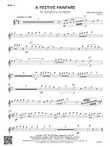 A Festive Fanfare: Flute 1