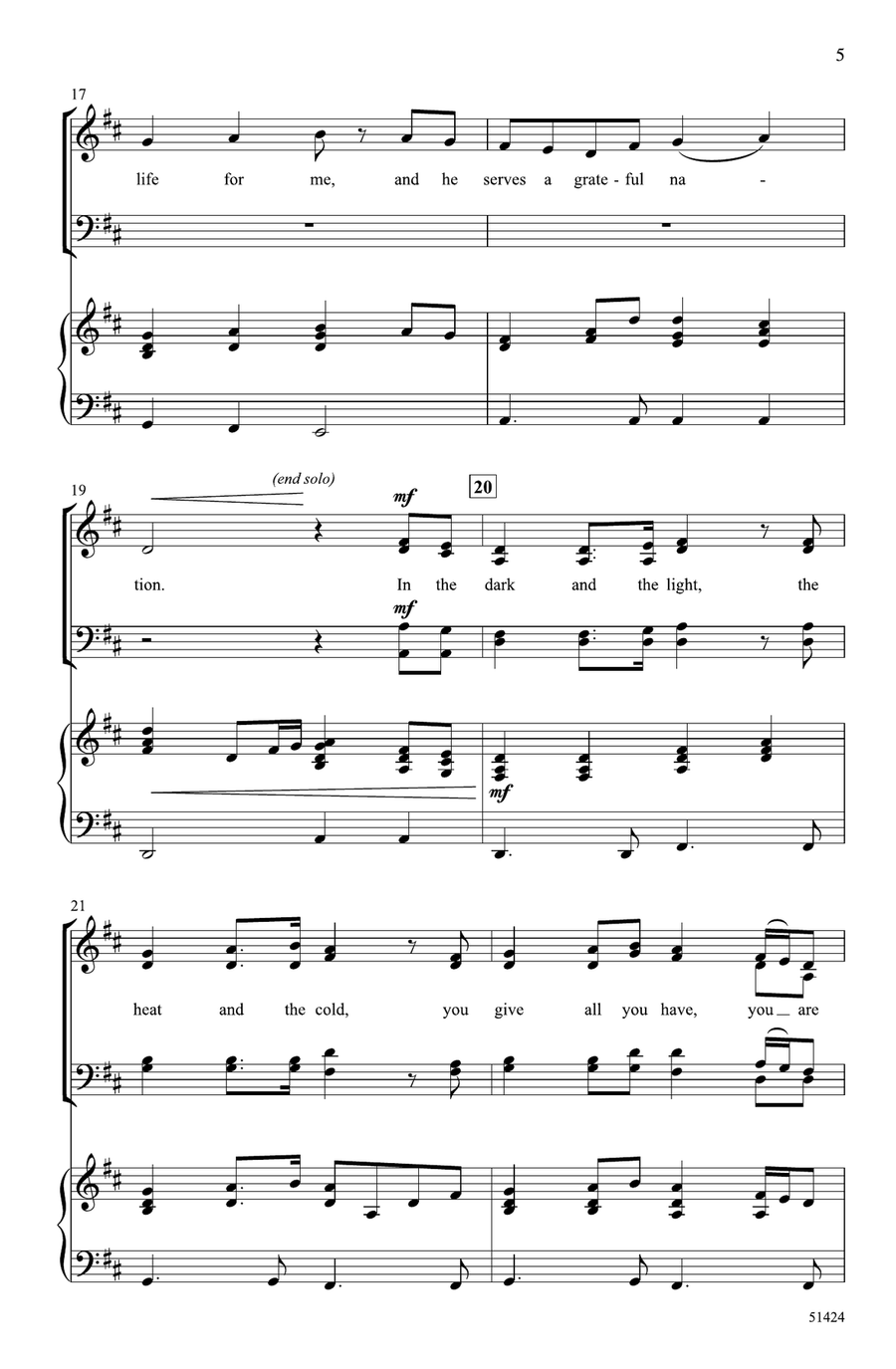 Thankfully Thankfully Choir scores gallery preview page 4