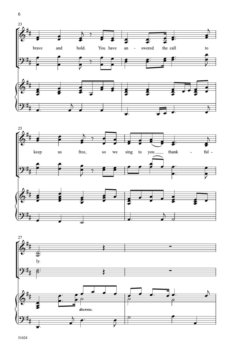 Thankfully Thankfully Choir scores gallery preview page 5