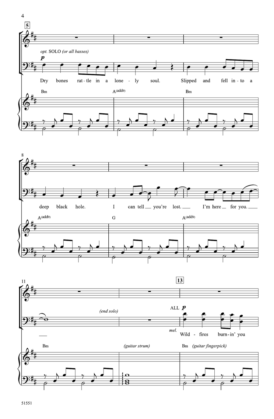 Leave a Light On Leave a Light On Choir scores gallery preview page 2