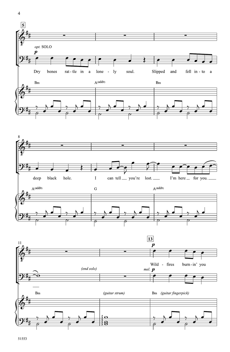 Leave a Light On Leave a Light On Choir scores gallery preview page 2