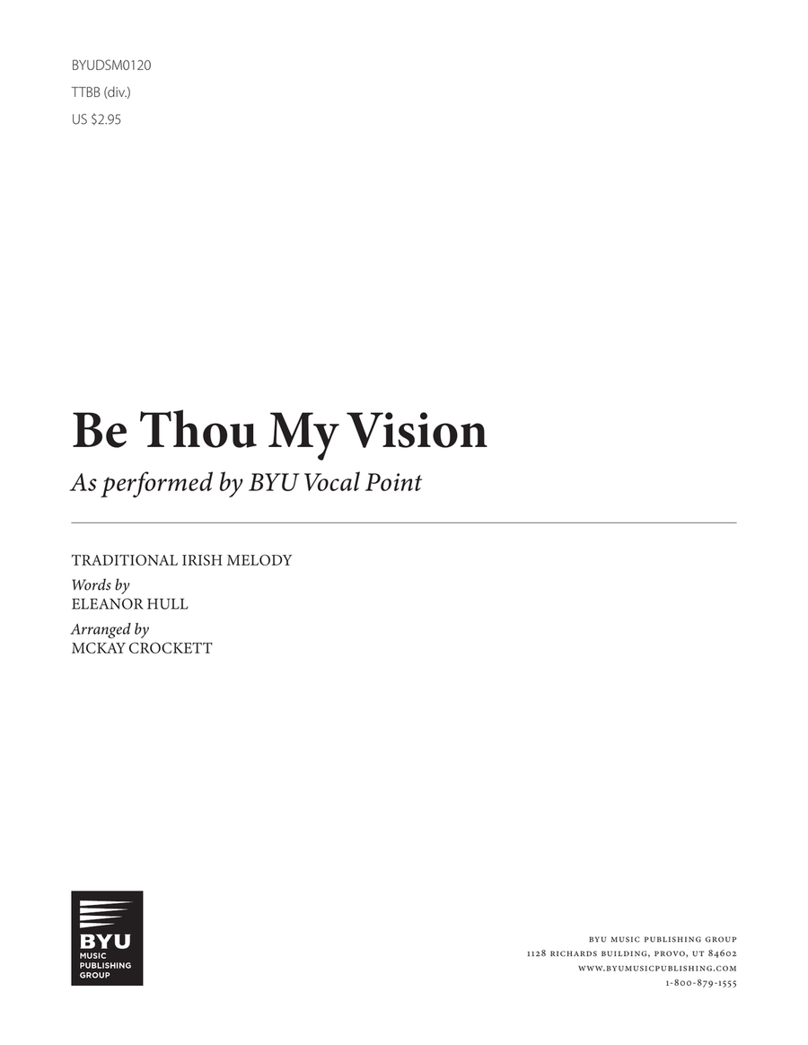 Be Thou My Vision Be Thou My Vision TTBB scores gallery preview page 1