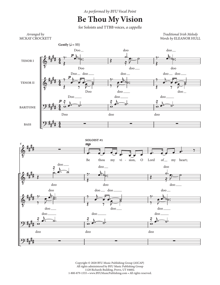 Be Thou My Vision Be Thou My Vision TTBB scores gallery preview page 3