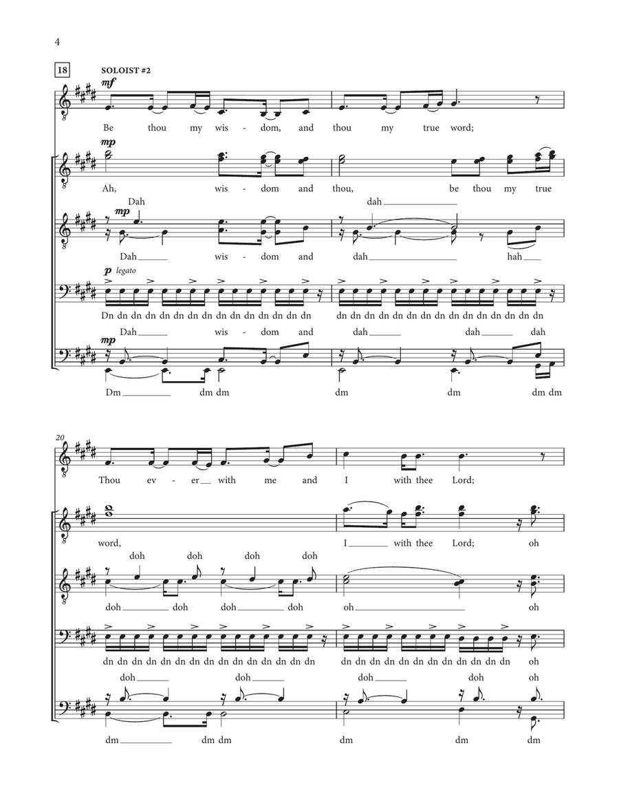 Be Thou My Vision Be Thou My Vision TTBB scores gallery preview page 6