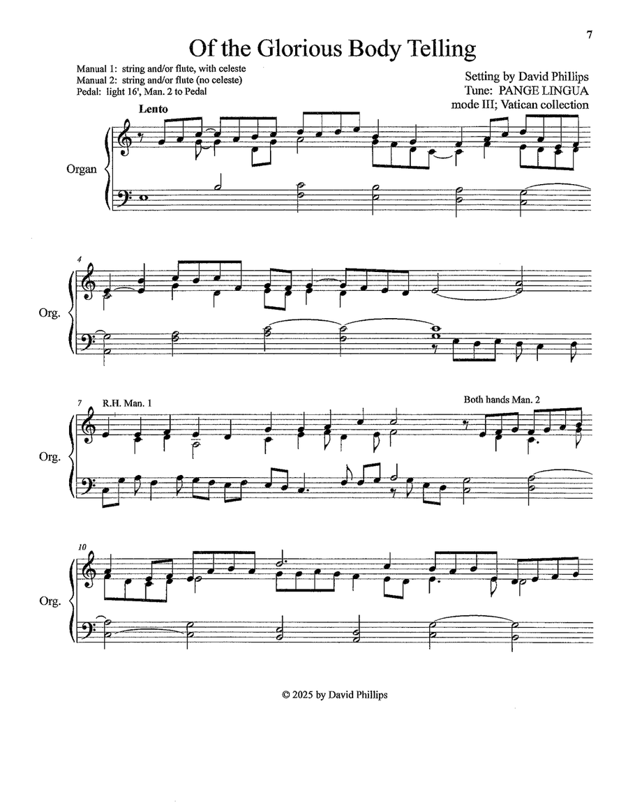 Three Organ Plainchant Preludes for Holy Week and Easter Organ Solo scores gallery preview page 3