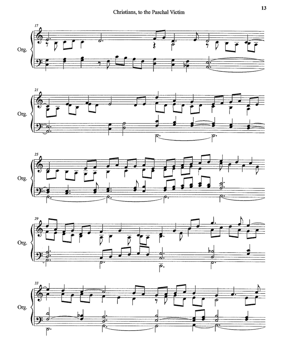 Three Organ Plainchant Preludes for Holy Week and Easter Organ Solo scores gallery preview page 6