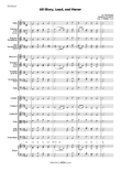 All Glory, Laud, and Honor - for Beginner Orchestra with chords
