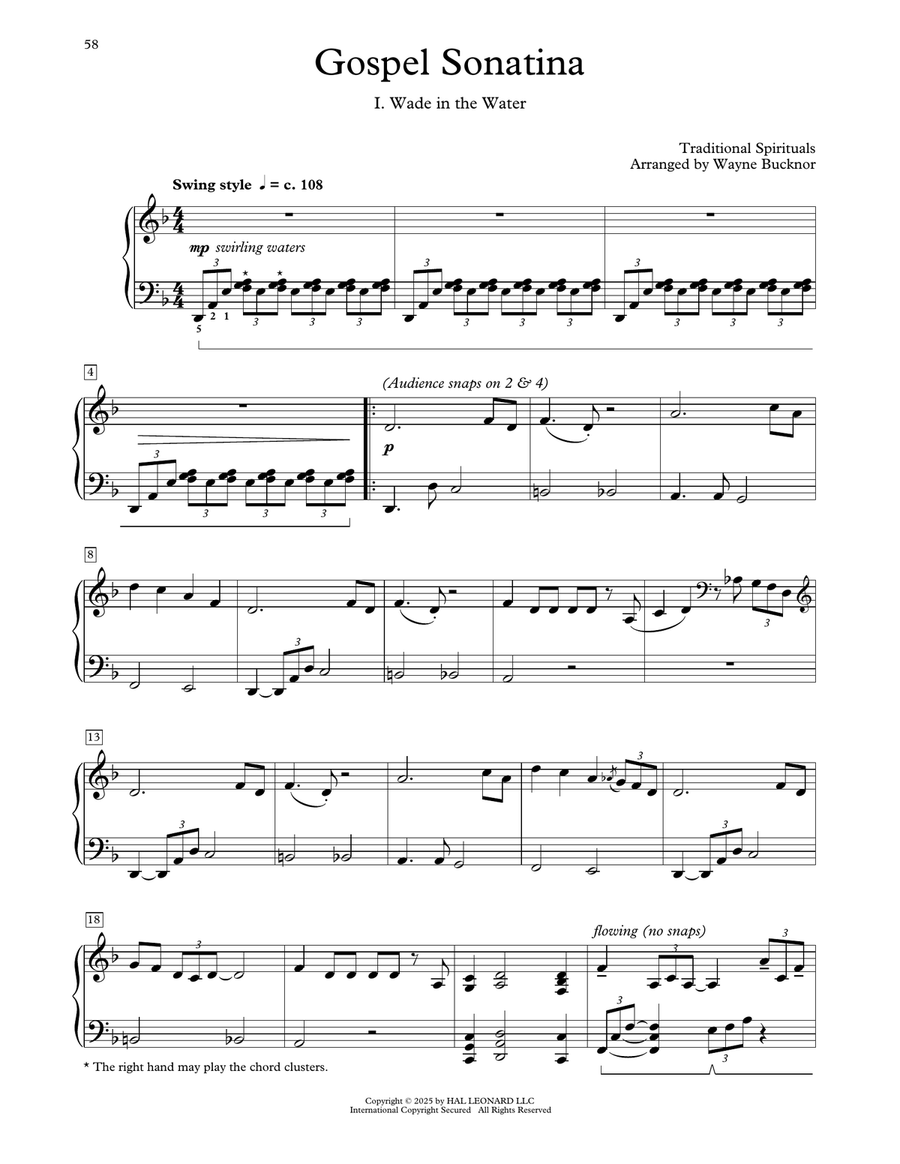 Gospel Sonatina Gospel Sonatina Piano Method scores gallery preview page 1