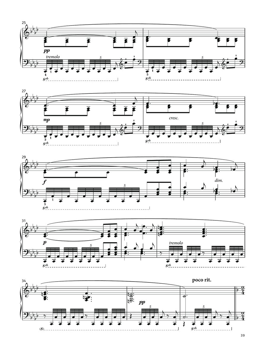 Juli (LCME Piano 2018 Grade 7 List A) Piano Solo scores gallery preview page 2