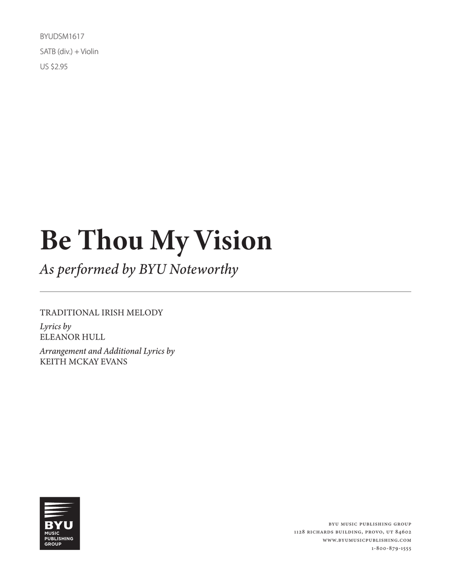 Be Thou My Vision Be Thou My Vision Divisi scores gallery preview page 1