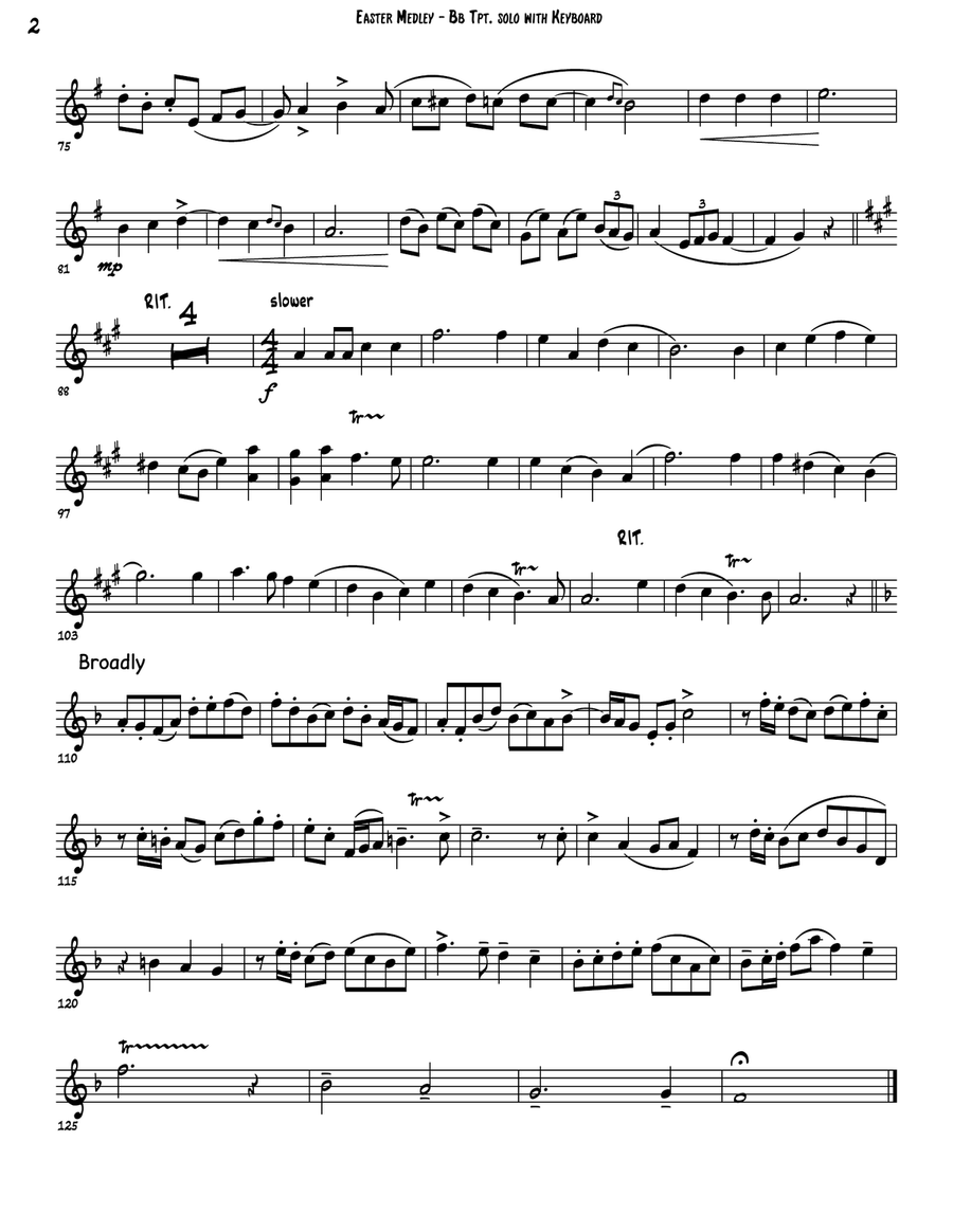 Easter Hymn Medley
