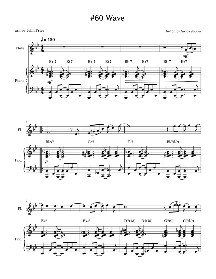 Wave Wave Flute Solo scores gallery preview page 1