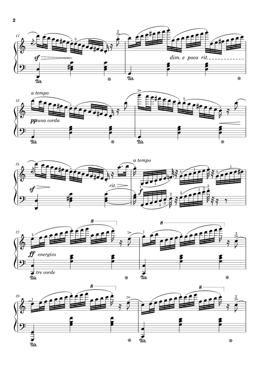 Étude Op. 109 No. 2 Les Perles - Friedrich Burgmüller Piano Solo scores gallery preview page 2