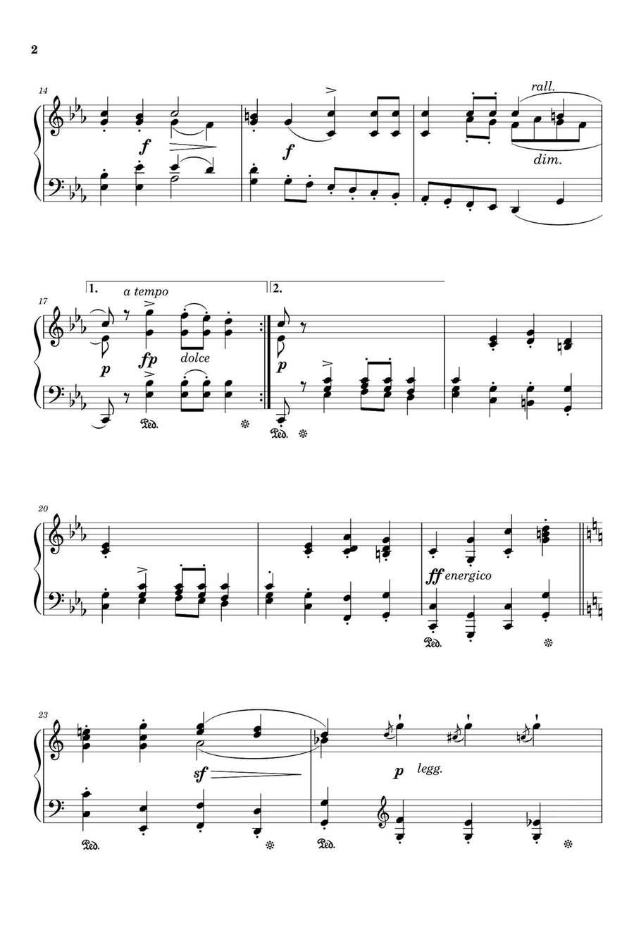 Étude Op. 109 No. 4 Les Bohemiénes - Friedrich Burgmüller Piano Solo scores gallery preview page 2