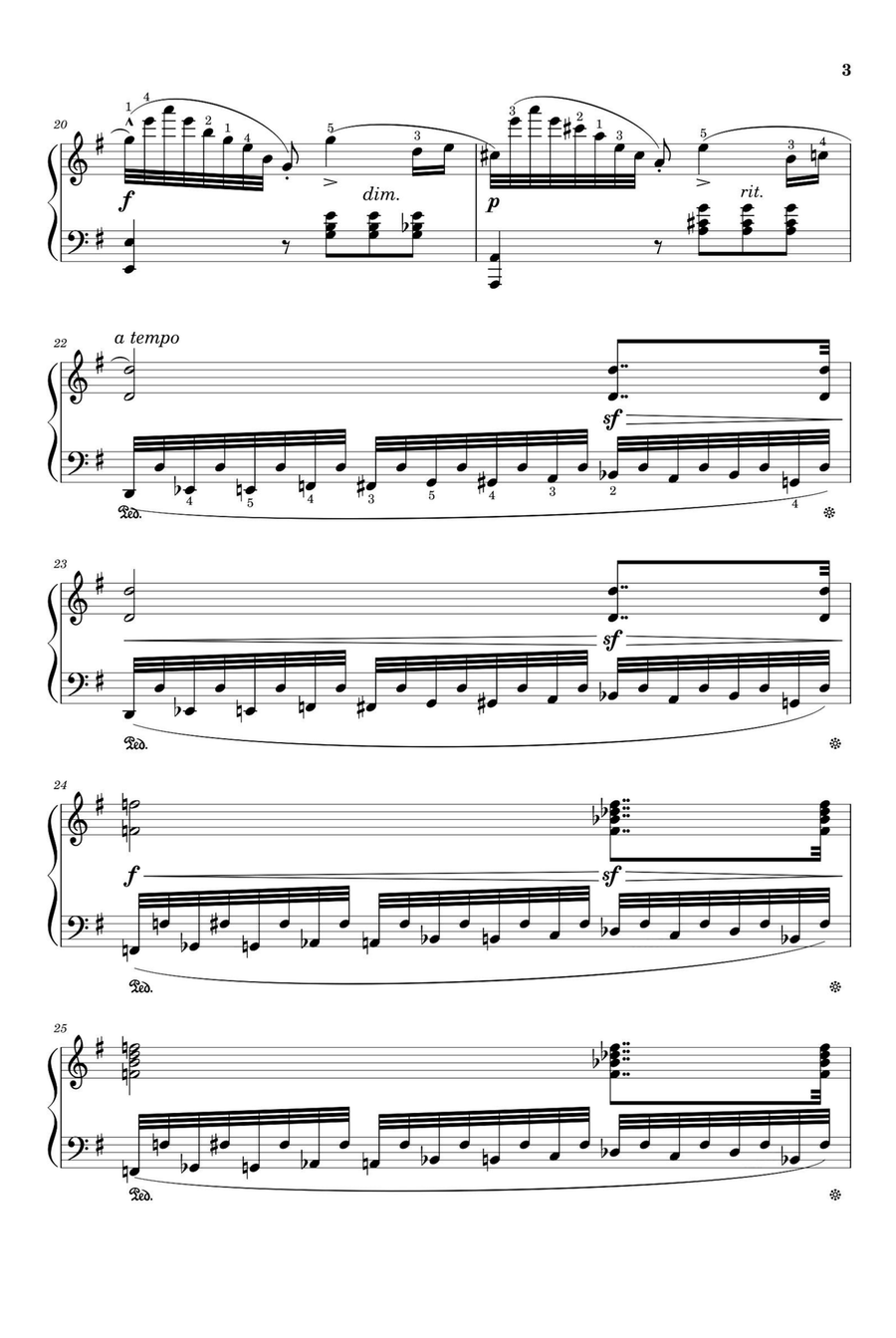 Étude Op. 105 No. 6 L'heure du Soir - Friedrich Burgmüller Piano Solo scores gallery preview page 3