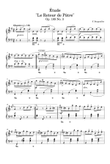 Étude Op. 109 No. 3 Le Retour de Pâtre - Friedrich Burgmüller