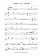 Symphony No. 2 in A minor Complete Set of Parts Full Orchestra scores gallery preview page 4
