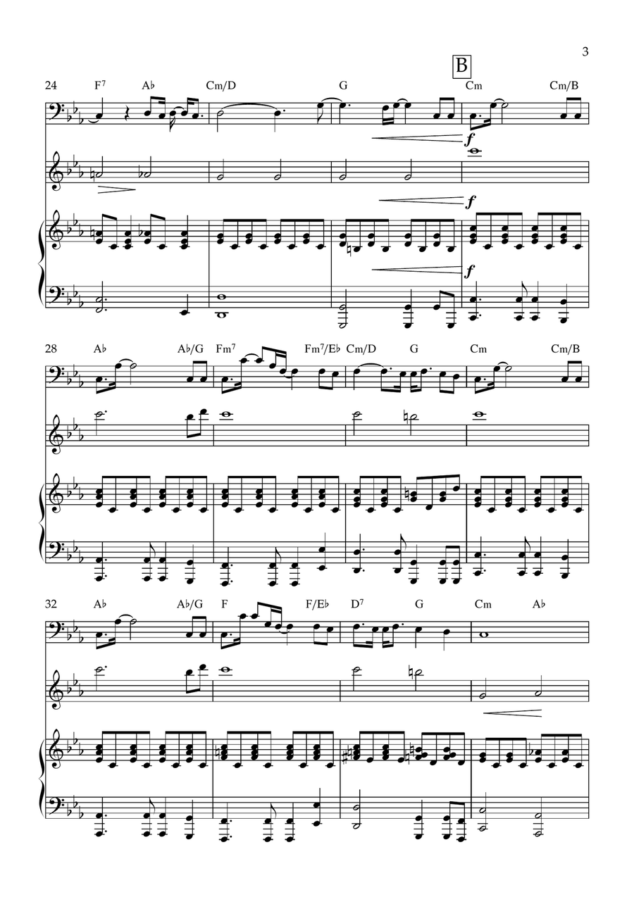 Skyfall Skyfall Trombone scores gallery preview page 3