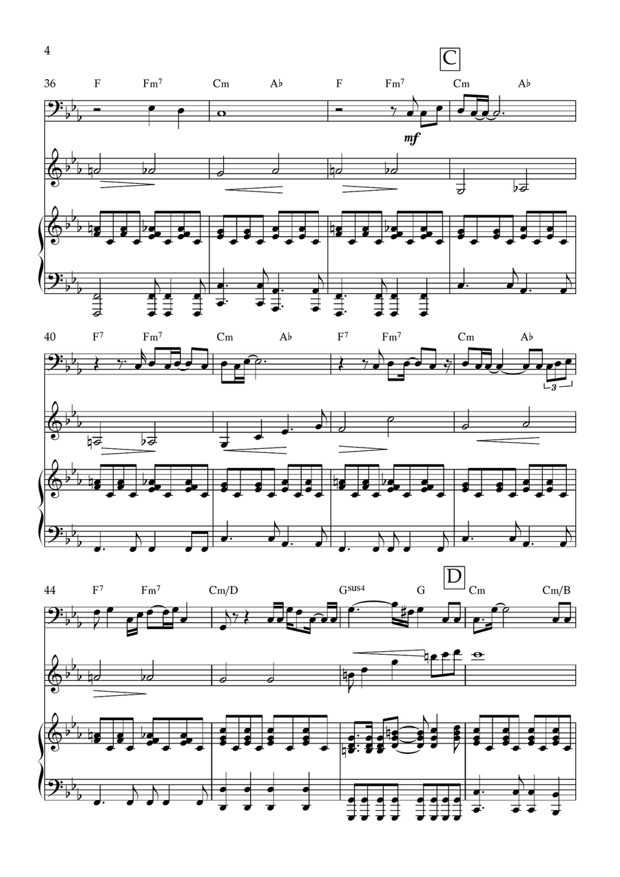 Skyfall Skyfall Trombone scores gallery preview page 4