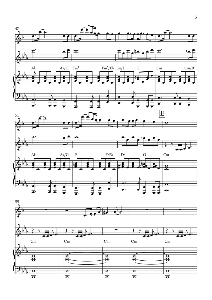 Skyfall Skyfall Tenor Saxophone scores gallery preview page 5