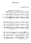 Bridal Chorus. R. Wagner - Violin, T. Sax. and Guitar. Score and Parts.