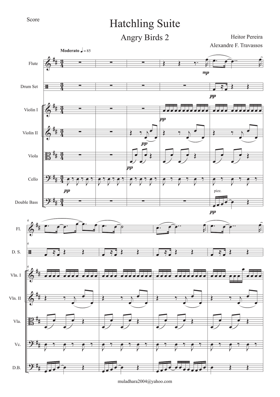 Hatchlings Suite Hatchlings Suite Chamber Orchestra scores gallery preview page 1