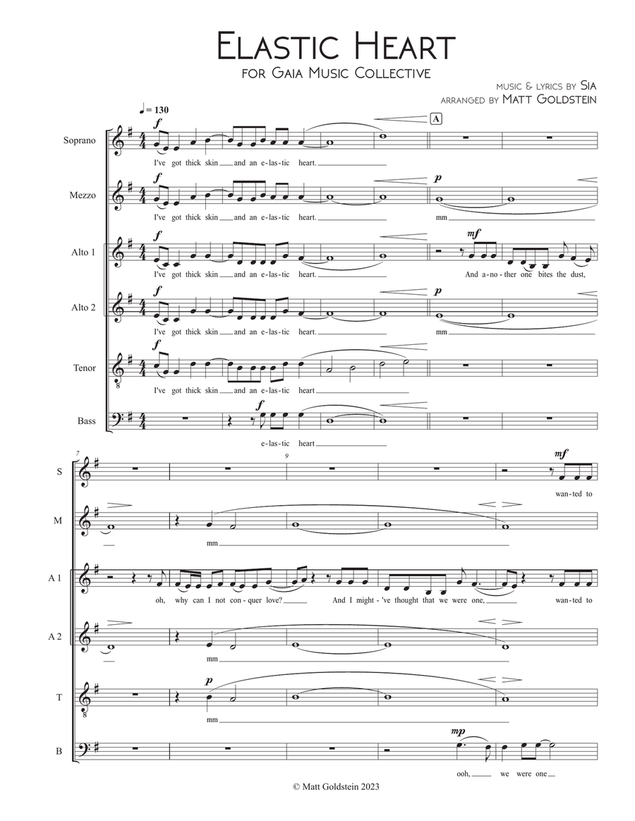 Elastic Heart Divisi scores gallery preview page 1