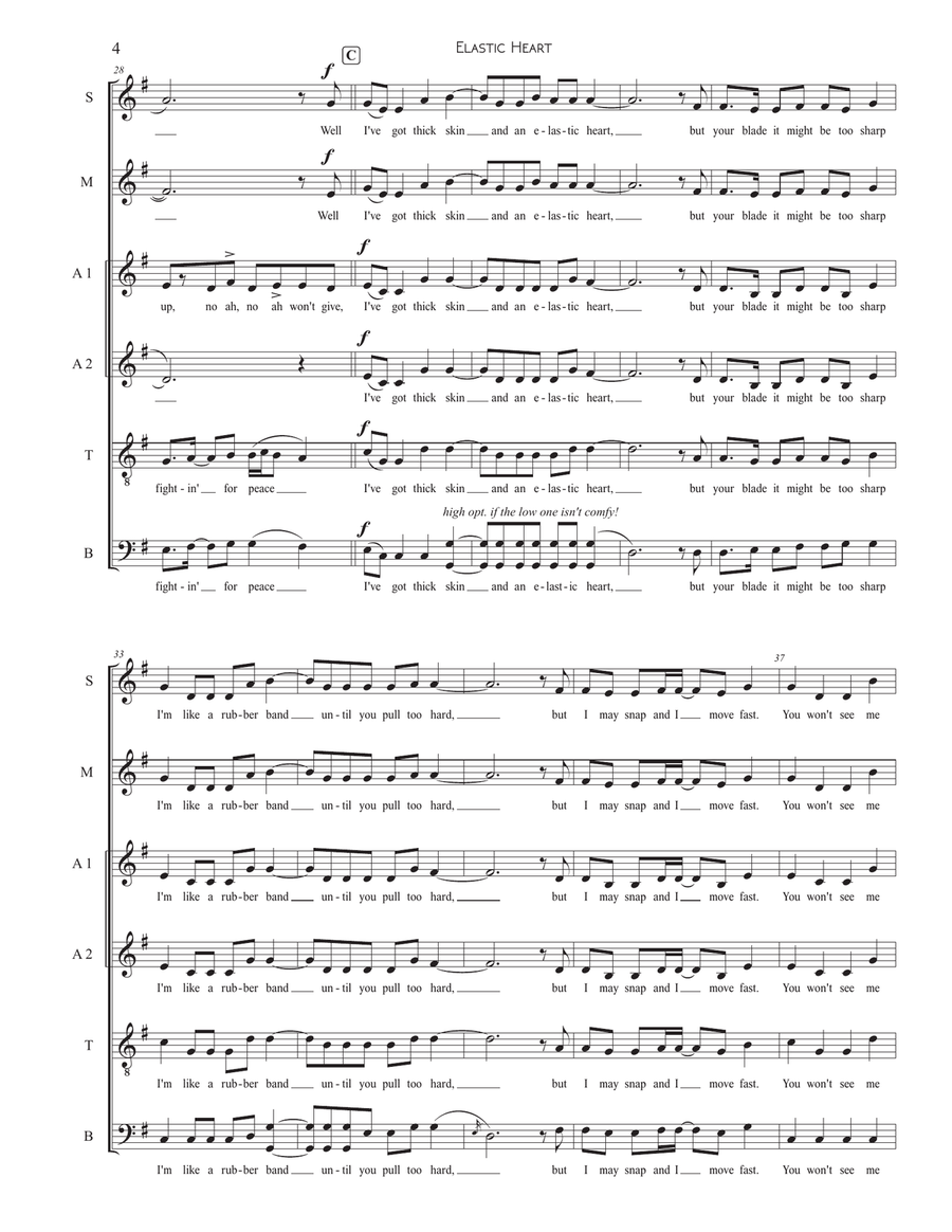 Elastic Heart Divisi scores gallery preview page 4