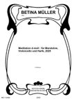 Meditation d-moll