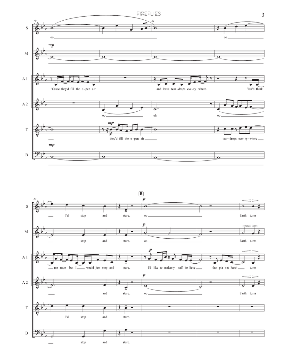 Fireflies Divisi scores gallery preview page 3