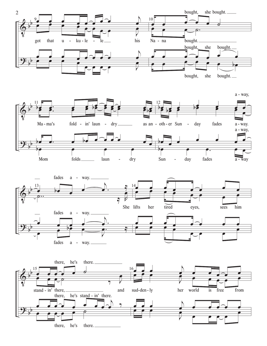 Let Me Sing It For You, Mama TTBB scores gallery preview page 2