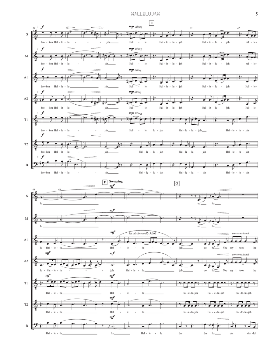 Hallelujah Divisi scores gallery preview page 5