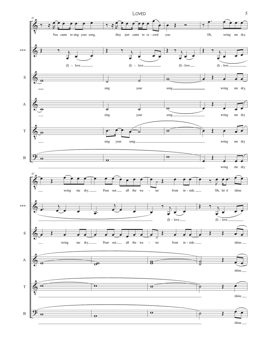 Loved Divisi scores gallery preview page 5